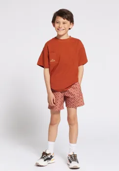 BOSS pantaloni scurti de baie copii culoarea portocaliu, J51974 imagine