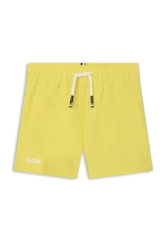 BOSS pantaloni scurti de baie copii culoarea verde imagine