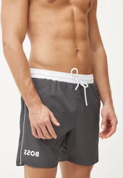 BOSS pantaloni scurti de baie culoarea gri, 50515191 imagine