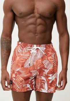 BOSS pantaloni scurti de baie culoarea portocaliu imagine