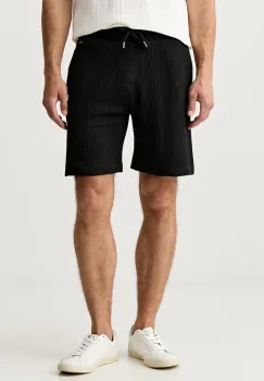 BOSS pantaloni scurti de loungewear pentru barbati cu bumbac Structure Shorts imagine