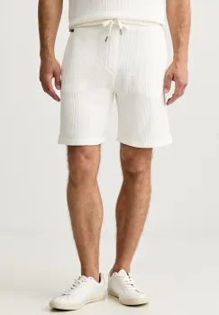 BOSS pantaloni scurti de loungewear pentru barbati cu bumbac Structure Shorts imagine
