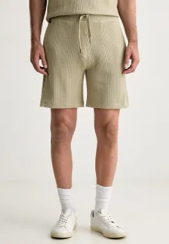 BOSS pantaloni scurti de loungewear pentru barbati cu bumbac Structure Shorts imagine