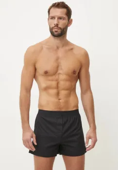 BOSS pantaloni scurti de pijama 2-pack barbati, culoarea bordo, cu imprimeu, 50527423 imagine