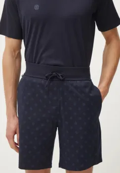 BOSS pantaloni scurti de pijama din bumbac culoarea albastru marin, modelator, 50535739 imagine