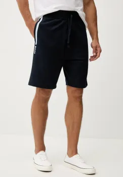 BOSS pantaloni scurti din bumbac lounge culoarea bleumarin, 50545560 imagine
