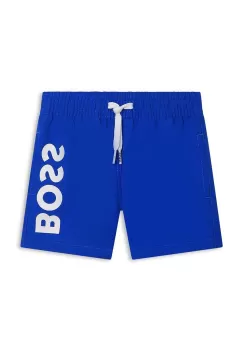 BOSS pantaloni scurti din bumbac pentru bebelusi talie reglabila imagine