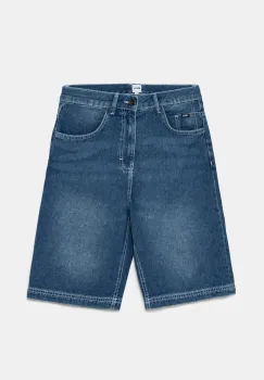BOSS pantaloni scurti din denim pentru copii J51994 imagine