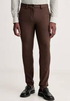 BOSS  pantaloni slim fit pentru barbati cu bumbac P-Kaiton1-Zip imagine