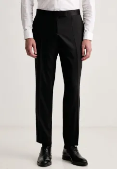BOSS  pantaloni slim fit pentru barbati din lana H-Genius-Tux-B1 imagine
