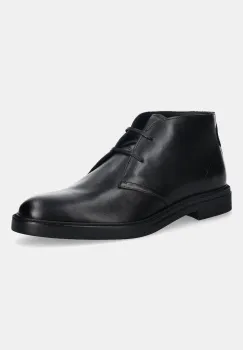 BOSS pantofi de piele Calev culoarea negru, 50552548 imagine