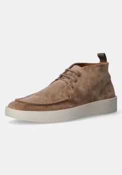 BOSS pantofi de piele intoarsa Clay barbati, culoarea maro, 50536160 imagine