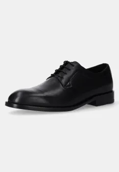 BOSS pantofi de piele Limber barbati, culoarea negru, 50536152 imagine