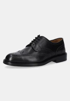 BOSS pantofi de piele Mosby culoarea negru, 50554263 imagine