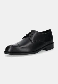 BOSS pantofi de piele Tayil barbati, culoarea negru, 50529099 imagine
