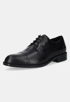BOSS pantofi de piele Tayil barbati, culoarea negru, 50543422 imagine