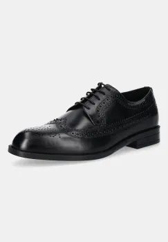 BOSS pantofi de piele Tayil culoarea negru, 50543423 imagine