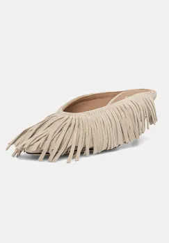 BOSS papuci din piele Charlize imagine