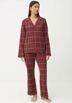 BOSS pijama femei, culoarea bordo, 50527259 imagine