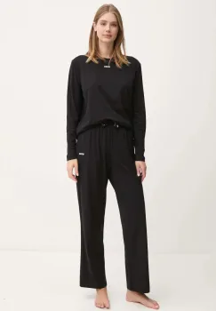 BOSS pijama femei, culoarea negru, 50527206 imagine