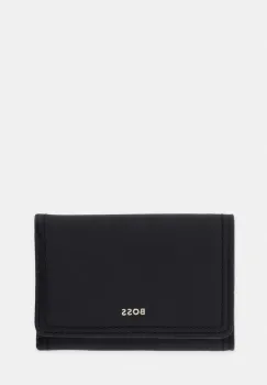 BOSS portofel de dama din piele Lenah Flap SM Wallet imagine