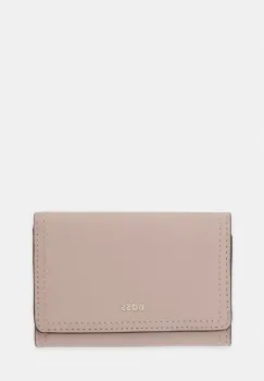 BOSS portofel de dama din piele Lenah Flap SM Wallet imagine