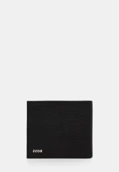 BOSS portofel de piele barbati, culoarea negru, 50529513 imagine