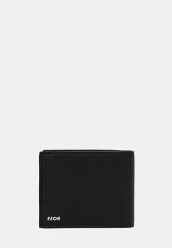 BOSS portofel de piele barbati, culoarea negru, 50536727 imagine