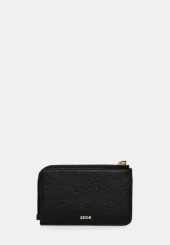 BOSS portofel de piele femei, culoarea negru, 50536384 imagine