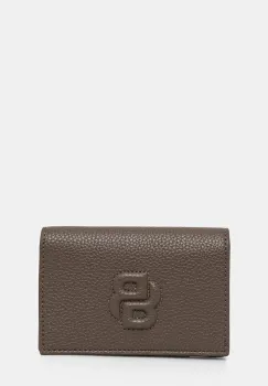 BOSS portofel femei, culoarea bej, 50536339 imagine