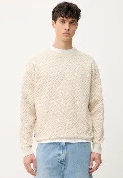 BOSS pulover barbati, culoarea bej, 50537644 imagine