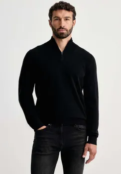 BOSS  pulover cu guler inalt pentru barbati din lana H-Hemarlo imagine