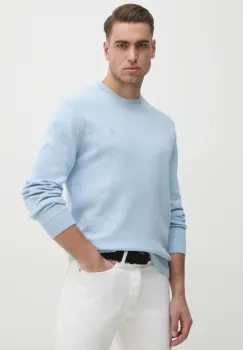 BOSS pulover de bumbac barbati, light, 50531574 imagine