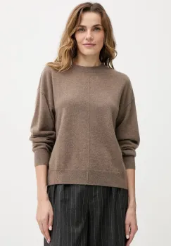 BOSS pulover de casmir culoarea maro, light, 50547883 imagine