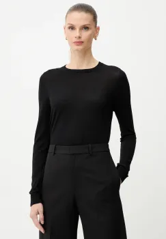 BOSS pulover de lana culoarea negru, light, 50544987 imagine