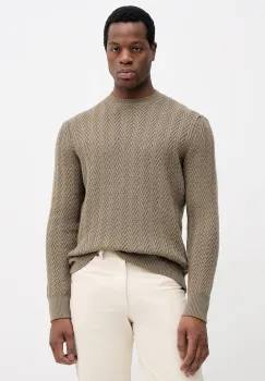 BOSS pulover de lana culoarea verde, 50549980 imagine