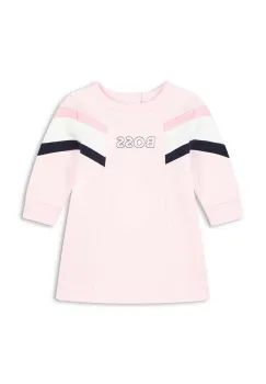 BOSS rochie bebe culoarea roz, mini, evazati, J51077 imagine