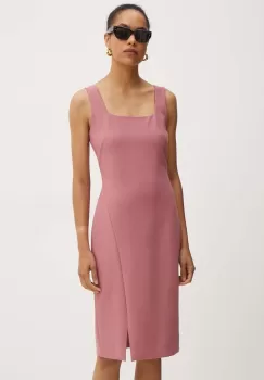 BOSS rochie culoarea roz, mini, mulata, 50518447 imagine