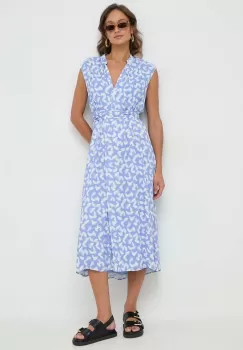 BOSS rochie maxi, evazati imagine