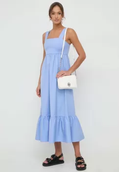 BOSS rochie maxi, evazati imagine