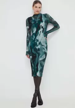 BOSS rochie midi, mulata imagine