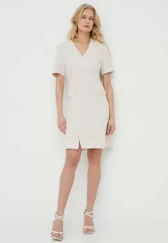 BOSS rochie mini, evazati imagine