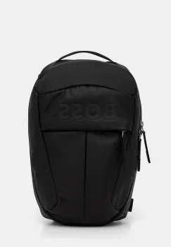 BOSS rucsac culoarea negru, mic, cu imprimeu, 50548087 imagine