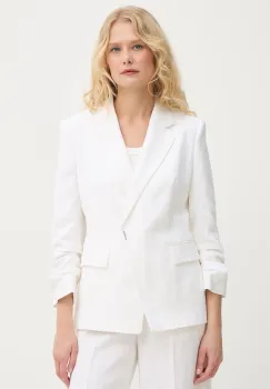 BOSS sacou cu doua randuri de nasturi pentru femei, cu lana Jia8 imagine