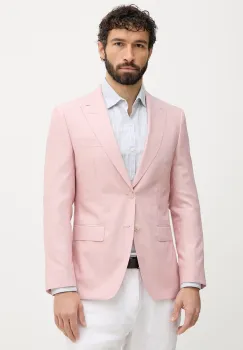 BOSS Sacou cu un singur rand de nasturi barbatesc din lana imagine