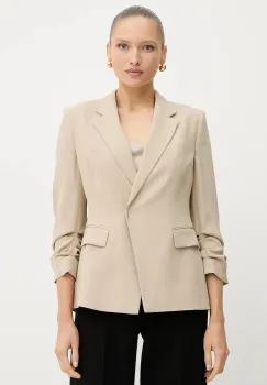 BOSS sacou culoarea bej, cu doua randuri de nasturi, uni, 50542005 imagine