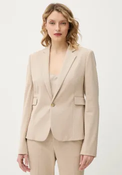 BOSS sacou culoarea bej, un singur rand de nasturi, 50555741 imagine