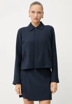BOSS sacou culoarea bleumarin, oversize, uni, 50542011 imagine