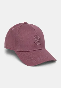 BOSS sapca culoarea violet, cu imprimeu, 50533299 imagine