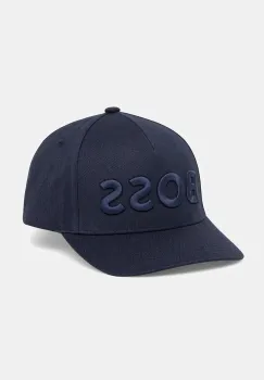 BOSS sapca de baseball din bumbac culoarea negru, cu imprimeu, 50536482 imagine